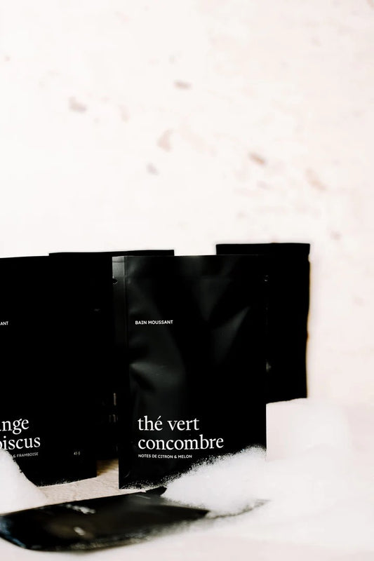 Lait de bain moussant - Format individuel - 45g - Marée chandelles