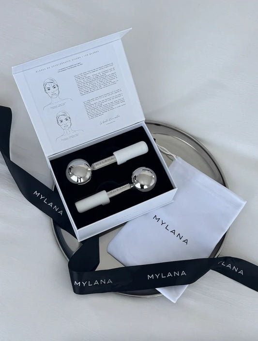 Globes de cryothérapie visage rotatifs - MYLANA