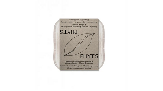 Lingettes réutilisables Bio PHYT’S - Lot de 4 - PHYT'S