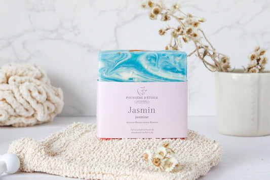 Savon en barre - Jasmin - POUSSIÈRE D'ÉTOILE