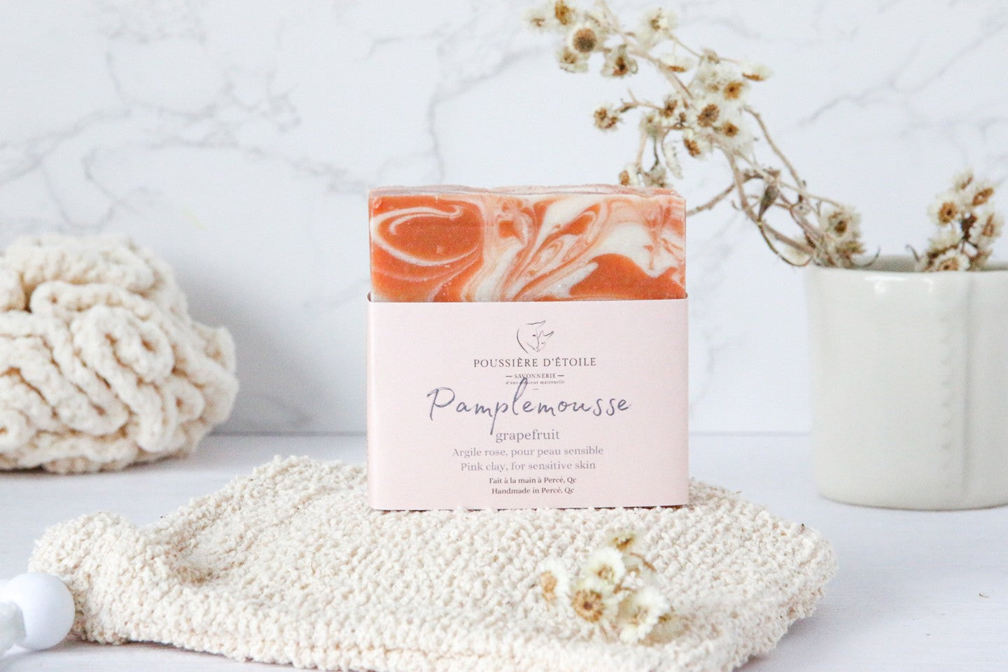 Savon en barre - Pamplemousse - POUSSIÈRE D'ÉTOILE