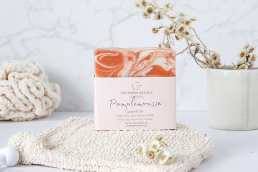 Savon en barre - Pamplemousse - POUSSIÈRE D'ÉTOILE